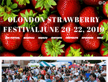Tablet Screenshot of londonstrawberryfestival.com
